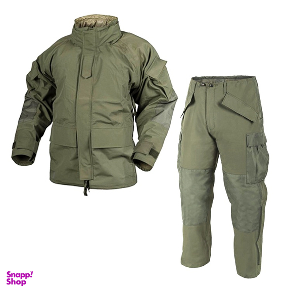 ست کاپش و شلوار بادگیر هلیکون مدل +American pants jacket رنگ سبز ارشی