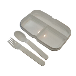 ظرف غذای 4 تکه کودک آریا کد 6023 طرح دختر مو فرفری