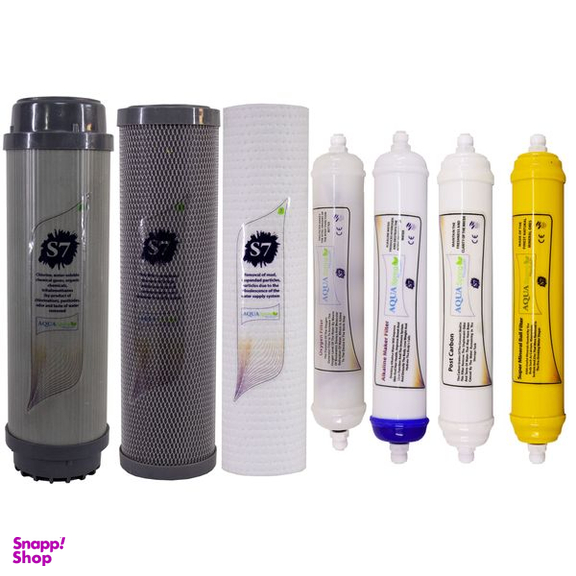 فیلتر دستگاه تصفیه آب آکوآ اسپرینگ مدل F-S7-A7 مجموعه 7 عددی