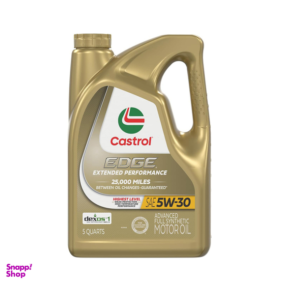 روغن موتور خودرو بنزینی کاسترول مدل EDGE SP 5W-30 حجم 4.73 لیتر