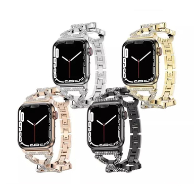 بند فلزی اپل واچ گرین لاین مدل Bello Jeweled Metal Band مناسب اپل واچ سایز 38 و 40 و 41 میلی متر