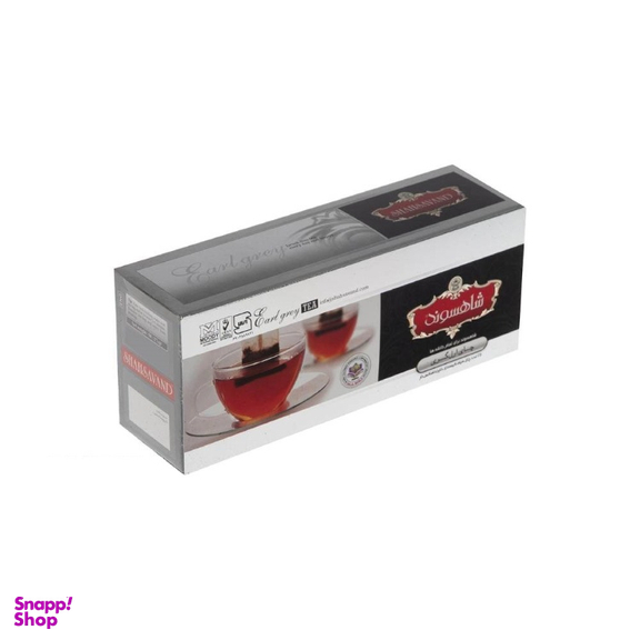 چای کیسه ای ارل گری شاهسوند بسته 25 عددی