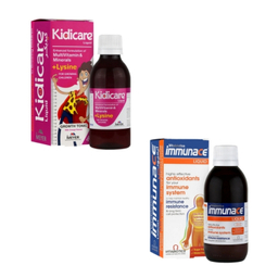 شربت ایمونیس ویتابیوتیکس و شربت کیدی کر شرکت میر حجم 200 میلی لیتر مجموعه 2 عددی