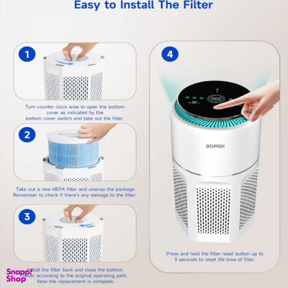 دستگاه تصفيه هوا هوشمند شيائومی مدل Bomidi Air Purifier AP01