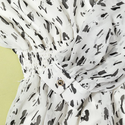 پیراهن زنانه برنس مدل تیام رنگ سفید