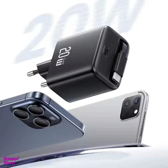 شارژر دیواری 20 وات یوسمز مدل CC233 به همراه کابل USB-C