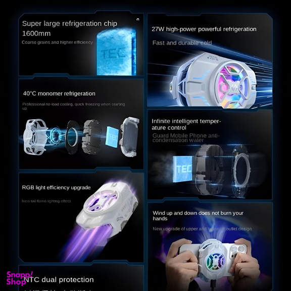 فن خنک کننده موبایل بلک شارک مدل 4 Pro Trisomy