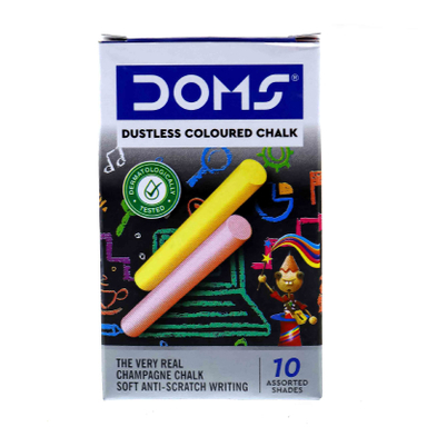 گچ رنگی 10 عددی بدون گرد دامس