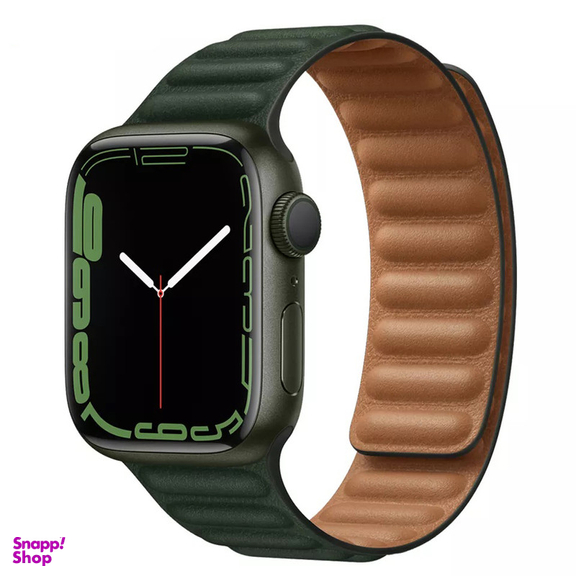 بند گرین مدل Leather Magnets مناسب برای اپل واچ 42/44/45/49 میلی متری