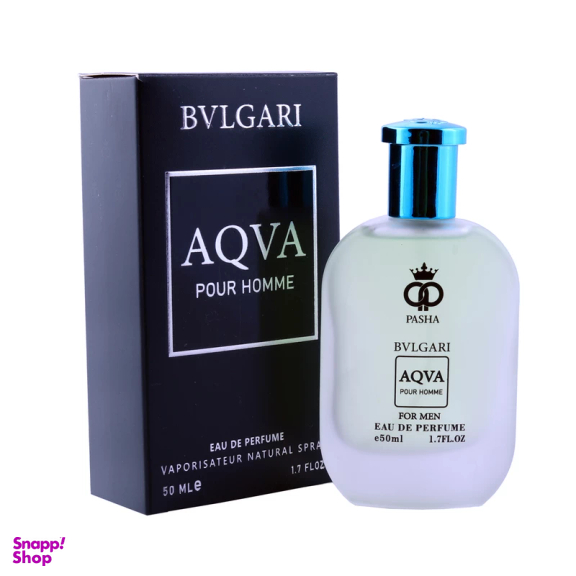 ادکلن مردانه پاشا مدل آکوا بولگاری حجم 100/50 میلیلیتر