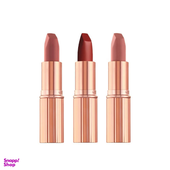 رژ لب شارلوت تیلبری مدل Iconic Mini بسته 3 عددی