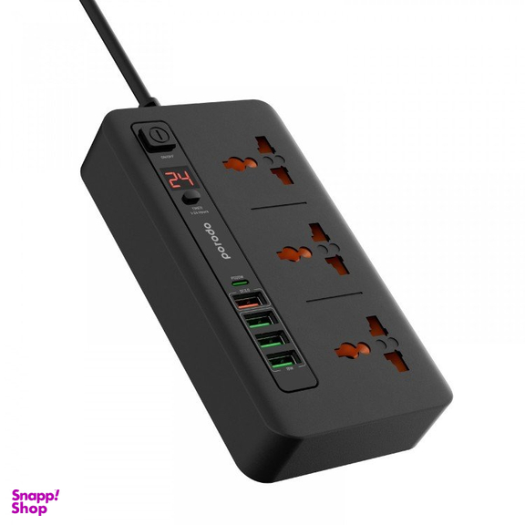 هاب چند پورت پرودو مدل Multi-Port Power HUB 4 طول 2 متر