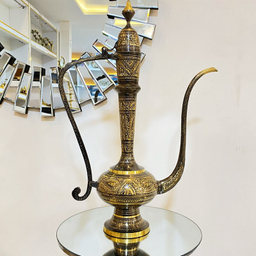 گلاب پاش برنجی مدل سیاه قلم کد 2185