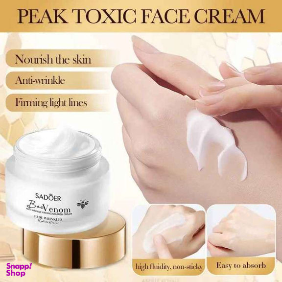 کرم ضد چروک سادور مدل زهر زنبور وزن 50 گرم