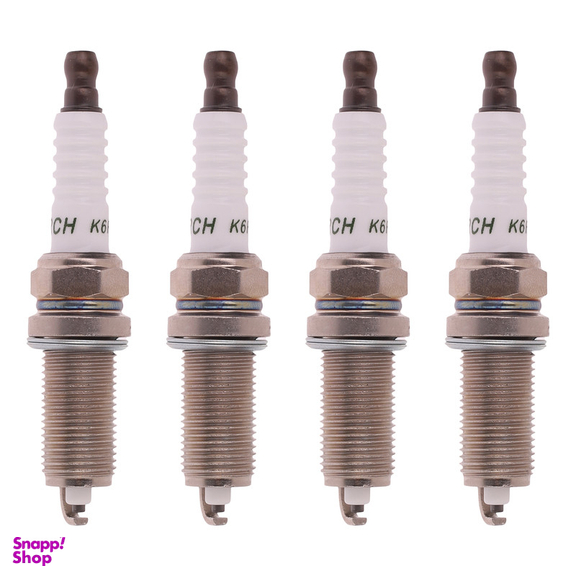 شمع خودرو جی آی اس پی مدل K6RTM3 کد 257001 مناسب برای پژو 206 تیپ 5 بسته  4 عددی