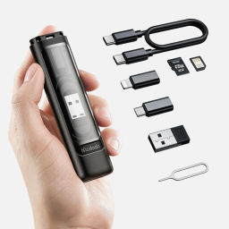 کابل تبدیل USB-C/USB به لایتنینگ/USB-C/MicroUSB مک دودو مدل WF-1720 طول 0.3 متر