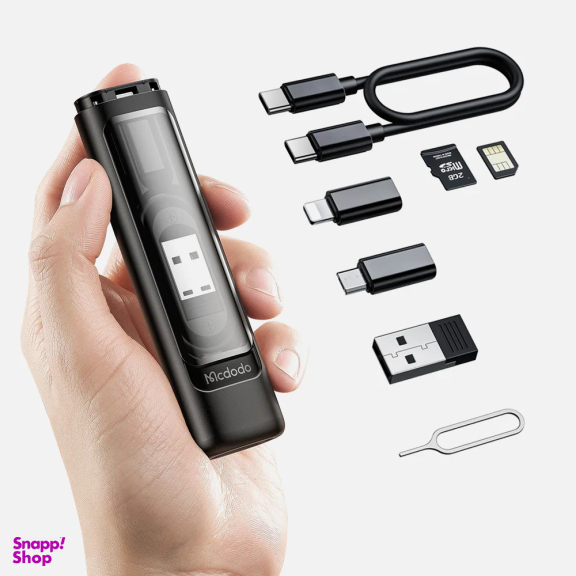 کابل تبدیل USB-C/USB به لایتنینگ/USB-C/MicroUSB مک دودو مدل WF-1720 طول 0.3 متر