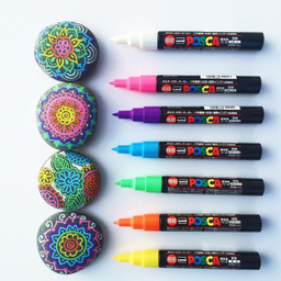 ماژیک یونی بال پوسکا مدل uni ball posca marker pc-3m بسته 8 عددی