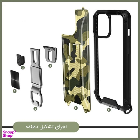کاور فشن مدل Anti Shock مناسب برای گوشی موبایل هوآوی Y9s /X9 Pro به همراه قلاب آویز