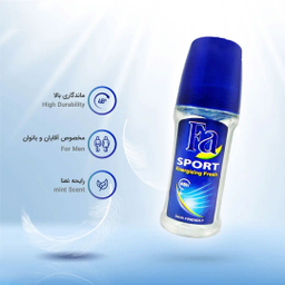 رول ضد تعریق مردانه فا مدل Sport حجم 50 میلی‌ لیتر