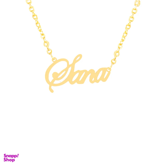 گردنبند طلا 18 عیار زنانه آمانژ مدل سارا D10881
