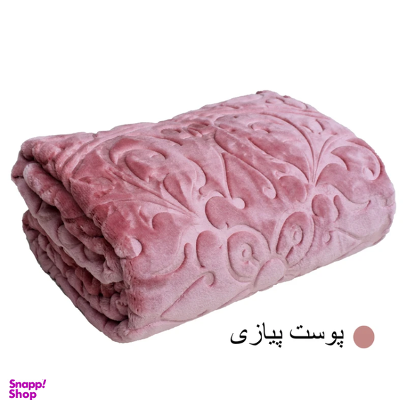 پتو تک‌ نفره گلبافت مارال شاپ مدل سوپر برجسته کد 1001
