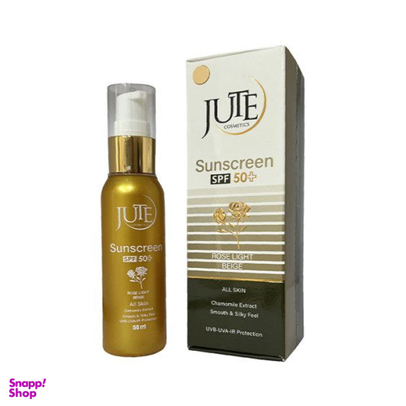 کرم ضدآفتاب ژوت SPF50 مناسب انواع پوست حجم 50 میلی لیتر