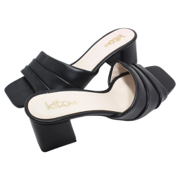 صندل زنانه کیتو مدل سی گل mk رنگ مشکی