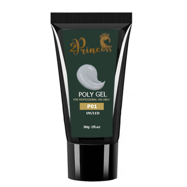 پلی ژل کاشت ناخن پرنسس کد P01 وزن 30 گرم