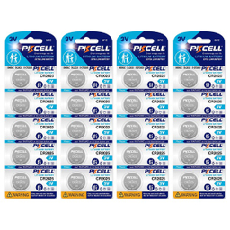 باتری سکه ای پی‌کی سل مدل CR2025 3V Lithium Manganese بسته 20 عددی