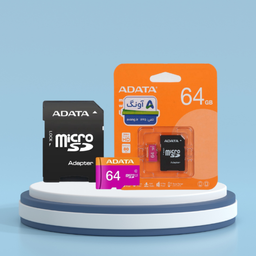 کارت حافظه MicroSD ای دیتا مدل R80W25 ADP ظرفیت 64 گیگابایت