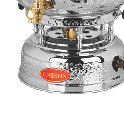 سماور گازی گلستان مدل لوکس طرح هخامنشی کد G902