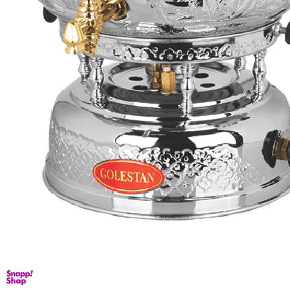 سماور گازی گلستان مدل لوکس طرح هخامنشی کد G902