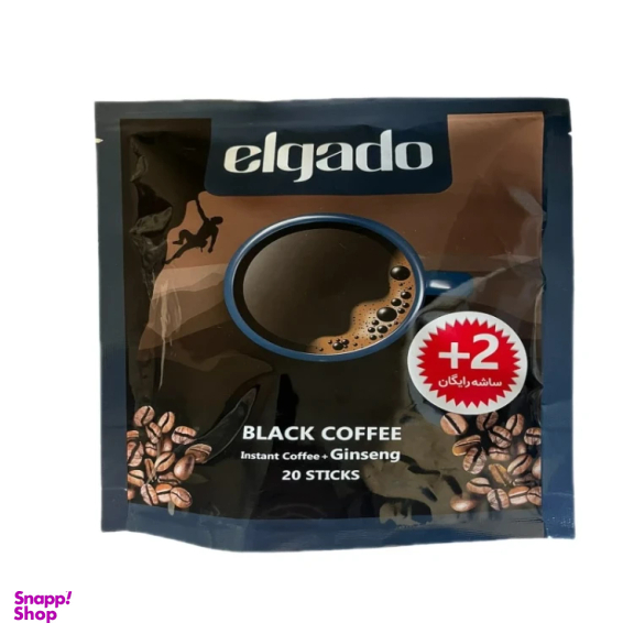 قهوه فوری حاوی جنسینگ الگادو بسته 20 عددی