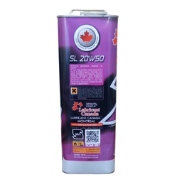 روغن موتور خودرو کانادا لوبریفنت مدل 25000 SL 20W-50 حجم 4500 میلی لیتر