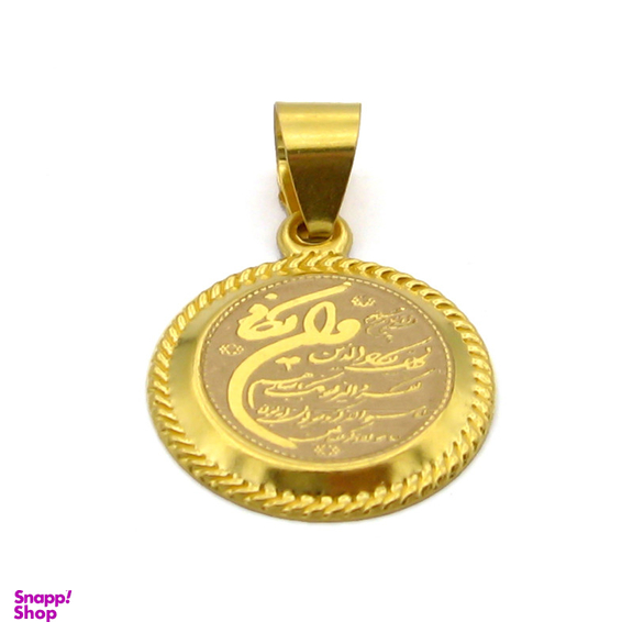 گردنبند طلا 18 عیار زنانه کاپانی طرح وان یکاد و چهار قل کد KN030