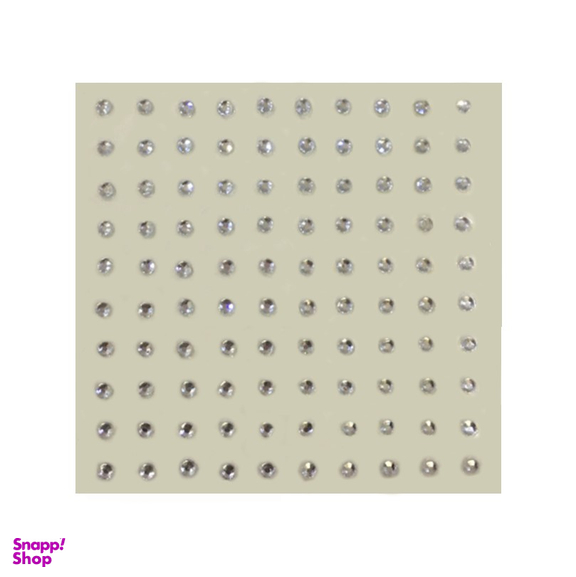 نگین صورت diy fashion مدل چسب دار بسته 100 عددی