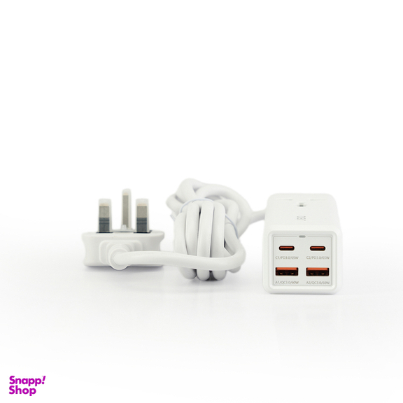 چندراهی برق USB دار جی بی کیو مدل SC-1418