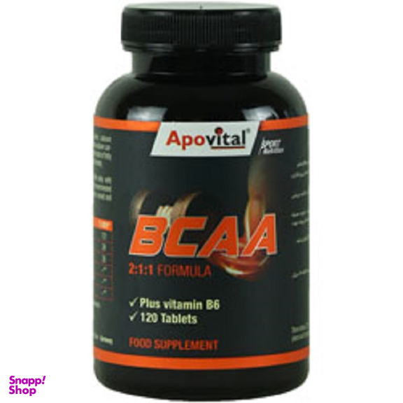 قرص BCAA آپوویتال بسته 120 عددی