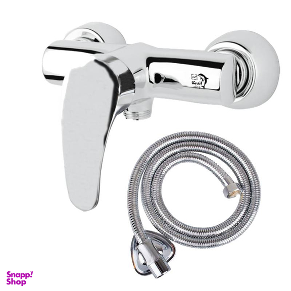 شیر توالت اهرمی اندیکا مدل پریا به همراه شلنگ