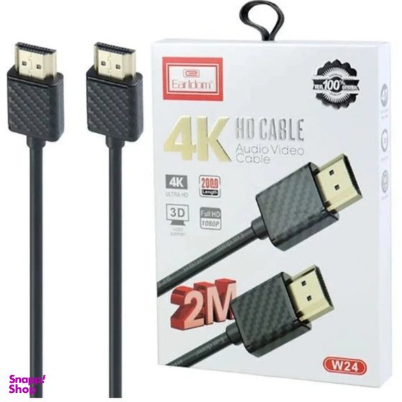 کابل HDMI ارلدام مدل W24 طول 2 متر