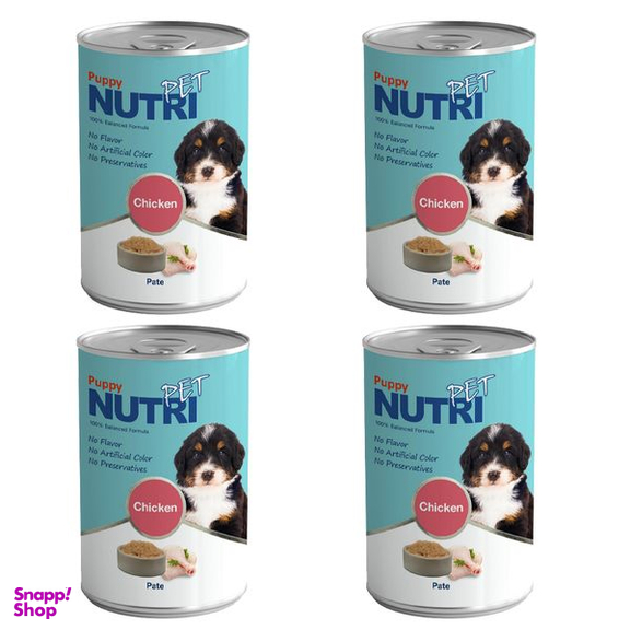 کنسرو توله سگ نوتری پت مدل Puppy وزن 425 گرم بسته 4 عددی