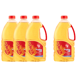 روغن سرخ کردنی شفاف حاوی روغن ذرت توسکا وزن 1620 گرم بسته 3 عددی به همراه یک عدد هدیه