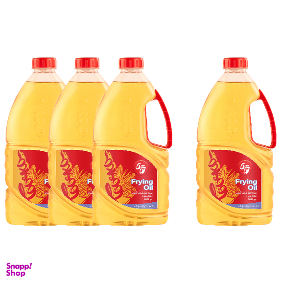 روغن سرخ کردنی شفاف حاوی روغن ذرت توسکا وزن 1620 گرم بسته 3 عددی به همراه یک عدد هدیه
