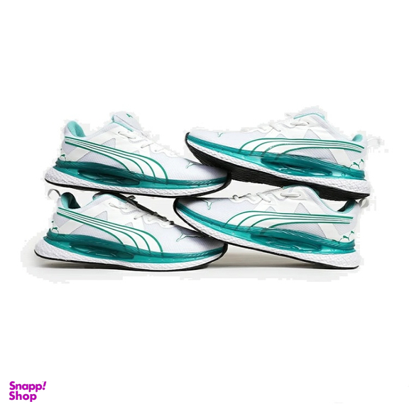 کفش ورزشی مردانه و زنانه طرح PUMA مدل 5800 رنگ سفید سبز