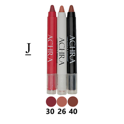 رژ لب جامد جامد مخملی آچرا مدل J مجموعه 3 عددی