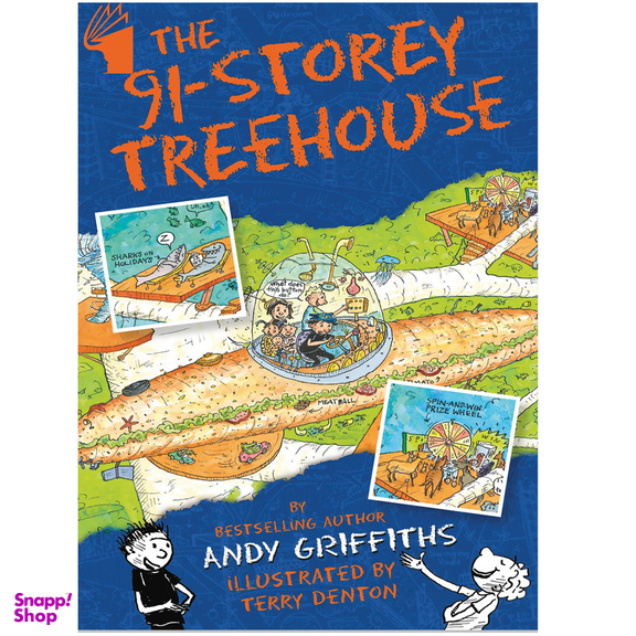 کتاب The 91-Story Treehouse اثرAndy Griffiths انتشارات معیار علم