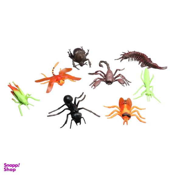 فیگور حیوانات مدل حشرات کد A126 مجموعه 8 عددی