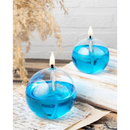 شمع شیشه‌ای مدل حبابی بزرگ