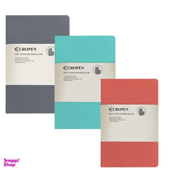 دفتر یوروپن طرح soft cover slim